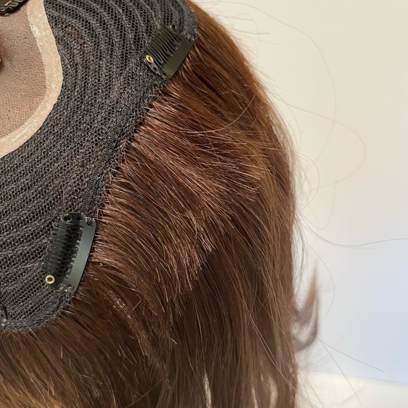 Remy Human Hair Clip-on Bangs Top Piece - Picture 16 of 16